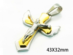 HY Wholesale Cross Pendants of Stainless Steel 316L-HY08P0476LL