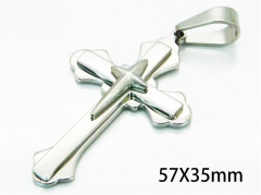 HY Wholesale Cross Pendants of Stainless Steel 316L-HY08P0527MB