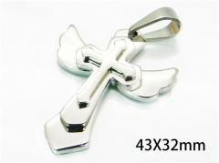 HY Wholesale Cross Pendants of Stainless Steel 316L-HY08P0392LL