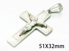 HY Wholesale Cross Pendants of Stainless Steel 316L-HY08P0165LY