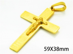 HY Wholesale Cross Pendants of Stainless Steel 316L-HY08P0576NX