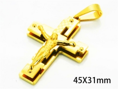 HY Wholesale Cross Pendants of Stainless Steel 316L-HY08P0413NL