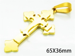HY Wholesale Cross Pendants of Stainless Steel 316L-HY08P0560NF