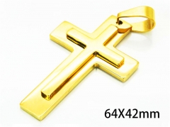 HY Wholesale Cross Pendants of Stainless Steel 316L-HY08P0563ND