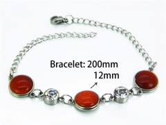 HY Wholesale Steel Color Bracelets of Stainless Steel 316L-HY25B0504