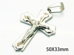 HY Wholesale Cross Pendants of Stainless Steel 316L-HY08P0434MG