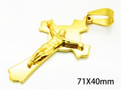 HY Wholesale Cross Pendants of Stainless Steel 316L-HY08P0179OF