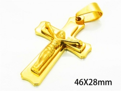 HY Wholesale Cross Pendants of Stainless Steel 316L-HY08P0453MD