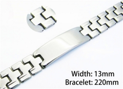 Steel Color Bracelets of Stainless Steel 316L-HY10B0537