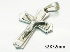 HY Wholesale Cross Pendants of Stainless Steel 316L-HY08P0443ME