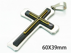 HY Wholesale Cross Pendants of Stainless Steel 316L-HY08P0564NE