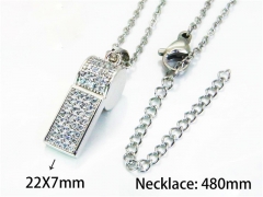 HY Wholesale Popular Crystal Zircon Necklaces (Crystal)-HY54N0143NL