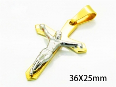 HY Wholesale Cross Pendants of Stainless Steel 316L-HY08P0508KL