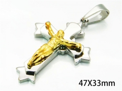 HY Wholesale Cross Pendants of Stainless Steel 316L-HY08P0159MY