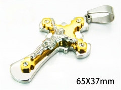 HY Wholesale Cross Pendants of Stainless Steel 316L-HY08P0180PR