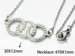 HY Wholesale Popular Crystal Zircon Necklaces (Other Style)-HY54N0407JL