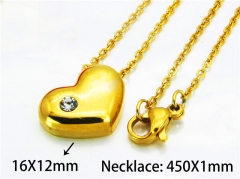 HY Stainless Steel 316L Necklaces (Love Style)-HY54N0311MT