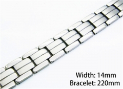 Steel Color Bracelets of Stainless Steel 316L-HY10B0561