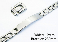 Steel Color Bracelets of Stainless Steel 316L-HY10B0532
