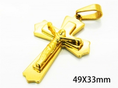 HY Wholesale Cross Pendants of Stainless Steel 316L-HY08P0491MD