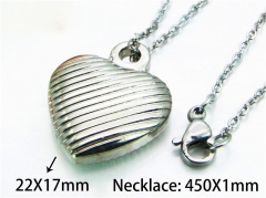 HY Stainless Steel 316L Necklaces (Love Style)-HY54N0314KS
