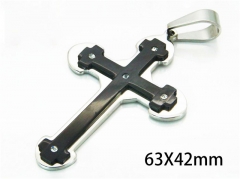 HY Wholesale Cross Pendants of Stainless Steel 316L-HY08P0543ND