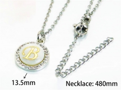 HY Stainless Steel 316L Necklaces (Letter Style)-HY54N0148MQ