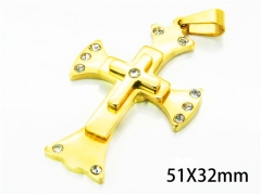 HY Wholesale Cross Pendants of Stainless Steel 316L-HY08P0399NX