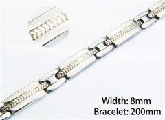 Steel Color Bracelets of Stainless Steel 316L-HY10B0553