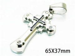 HY Wholesale Cross Pendants of Stainless Steel 316L-HY08P0533NC