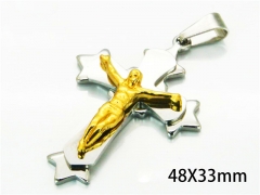 HY Wholesale Cross Pendants of Stainless Steel 316L-HY08P0485MD
