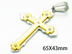 HY Wholesale Cross Pendants of Stainless Steel 316L-HY08P0555NL