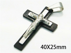 HY Wholesale Cross Pendants of Stainless Steel 316L-HY08P0451KL