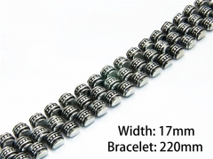 HY Black Bracelets of Stainless Steel 316L-HY18B0605