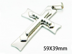 HY Wholesale Cross Pendants of Stainless Steel 316L-HY08P0538ME