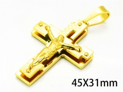 HY Wholesale Cross Pendants of Stainless Steel 316L-HY08P0161NW