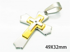 HY Wholesale Cross Pendants of Stainless Steel 316L-HY08P0400ML