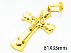 HY Wholesale Cross Pendants of Stainless Steel 316L-HY08P0520OW