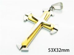 HY Wholesale Cross Pendants of Stainless Steel 316L-HY08P0393NS