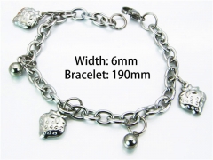 HY Wholesale Steel Color Bracelets of Stainless Steel 316L-HY70B0470KA