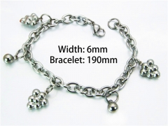 HY Wholesale Steel Color Bracelets of Stainless Steel 316L-HY70B0476KD