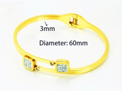 HY Wholesale Popular Bangle of Stainless Steel 316L-HY14B0697HOU