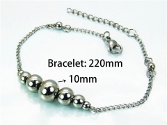 HY Wholesale Steel Color Bracelets of Stainless Steel 316L-HY55B0506LR