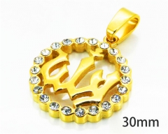 HY Wholesale Gold Pendants of Stainless Steel 316L-HY22P0532HJW