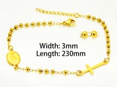 HY Wholesale Gold Bracelets of Stainless Steel 316L-HY40B0165KL