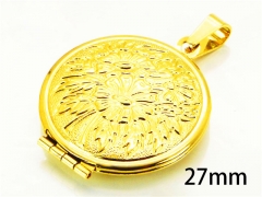 HY Wholesale Gold Color Pendants of Stainless Steel 316L-HY08P0305MZ