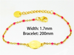 Gold Bracelets of Stainless Steel 316L-HY76B1451KLF
