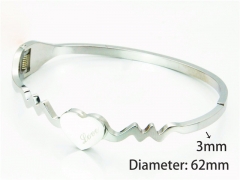 HY Jewelry Wholesale Popular Bangle of Stainless Steel 316L-HY93B0169HIE