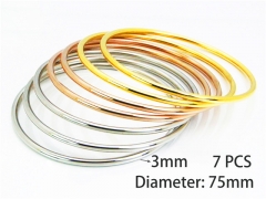 HY Wholesale Jewelry Popular Bangle of Stainless Steel 316L-HY58B0328HID
