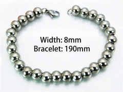 HY Wholesale Steel Color Bracelets of Stainless Steel 316L-HY70B0448MS
